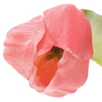 daiktų Aukštos kokybės tulpės žiedas – tikroviška stalo vazų kopija, 21 cm, 6 vnt.