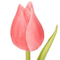 daiktų Aukštos kokybės tulpės žiedas – tikroviška stalo vazų kopija, 21 cm, 6 vnt.