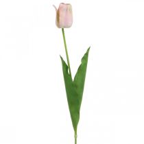 daiktų Tulpės dirbtinio rožinio stiebo gėlė H67cm