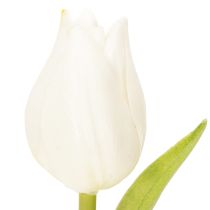 daiktų Dirbtinė Tulpė, Realistiška Dekoracija, Patvari Dirbtinė Gėlė Namams, 21 cm, 6 Dalys