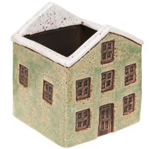 daiktų Keraminis vazonas „Advent“ – mėtų baltumo, 10 × 10 × 12 cm