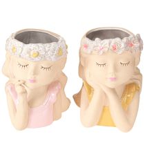 daiktų Sėjamoji Keraminė Dreaming Girl Asorti H19,5cm 2vnt