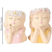 daiktų Sėjamoji Keraminė Dreaming Girl Asorti H19,5cm 2vnt