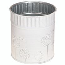 daiktų Sodinamosios kiaulpienės vazonas Baltas Ø9,5cm H11cm