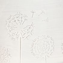 daiktų Sodinamosios kiaulpienės vazonas Baltas Ø9,5cm H11cm