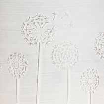 daiktų Sodinamosios kiaulpienės Metalinis vazonas Baltas Ø15,5cm H15,5cm
