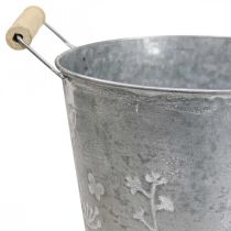 Sodintuvas vintažinis dekoratyvinis metalinis kibiras Ø21,5cm H19cm