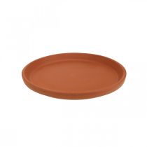 daiktų Padėklas, dubuo iš keramikos, terakotos molio Ø13,5cm