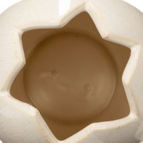 daiktų Dekoratyvinė kiaušinio formos vaza, moderni pavasarinė dekoracija svetainei, 26 cm