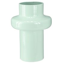 daiktų Vaza Metalinė Vaza Dekoracija Mėtų žalia Pastelinė Ø16.5cm H23.5cm