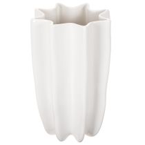 daiktų Briaunota vaza, aukšta dekoratyvinė vaza džiovintoms gėlėms, 24 cm