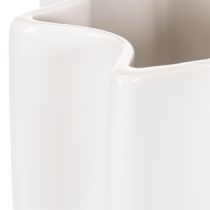 daiktų Briaunota vaza, aukšta dekoratyvinė vaza džiovintoms gėlėms, 24 cm