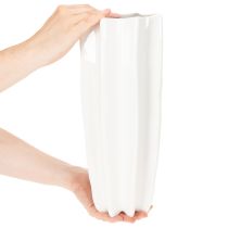 daiktų Gėlių vaza su gofruotu dekoratyviniu raštu, 38 cm