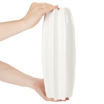daiktų Briaunota vaza, moderni keraminė vaza džiovintoms gėlėms, 40 cm