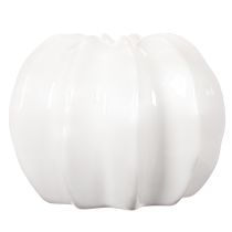 daiktų Dekoratyvinė moliūgų vaza, blizgi, rudens dekoracija svetainei, 19 cm