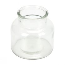 daiktų Mini vazos stiklo dekoravimas retro stiklo vazos Ø12cm H12cm 6 vnt