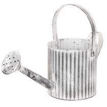 daiktų Vintažinis vazonas Ø17cm, dekoratyvinė laistytuvė, metalinis vazonas „shabby chic“