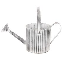 daiktų Vintažinis vazonas Ø17cm, dekoratyvinė laistytuvė, metalinis vazonas „shabby chic“