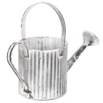 daiktų Vintažinis vazonas Ø17cm, dekoratyvinė laistytuvė, metalinis vazonas „shabby chic“