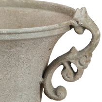 daiktų Senovinis trofėjus pilkas metalinis trofėjus su rankena H22,5cm