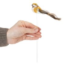 daiktų Paukščių dekoracijos šventiniam stalo papuošimui. Universalūs paukščių kuoliukai, 10 cm, 12 dalių.