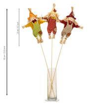 daiktų Dekoratyvinė kaliausės figūrėlė ant pagaliuko rankdarbiams ir augalams, 60 cm