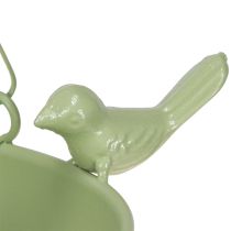 daiktų Orui atspari paukščių lesyklėlė su grandinine pakaba ir dekoratyviniais paukščiais, 47 cm
