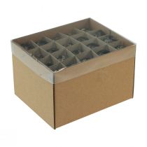 daiktų Putpelių kiaušinių dekoracija, juoda, tuščia, 3 cm, pavasarinė dekoracija, natūrali dekoracija, 50 vnt.