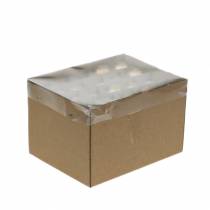 daiktų Putpelių kiaušinis kaip dekoracija tuščias auksas 3cm 50 vnt