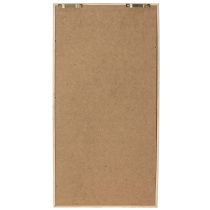 daiktų Medinė sienų dekoracija su keraminėmis vazomis, aukštis 35 cm, kaimiško stiliaus