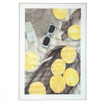 daiktų Sienų dekoravimo vasaros dekoracijos paveikslas su citrininiu limonadu 40x60cm