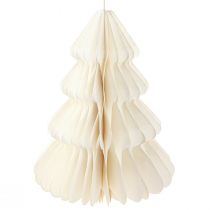daiktų Popierinė eglutė pakabinimui balta 40cm 2vnt