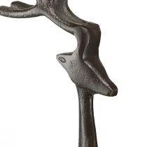 daiktų Kalėdinė puošmena šiaurės elnio puošmena metalinė ruda 15x9x53cm