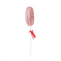 daiktų Kalėdų puošmena Red White Lolly Foam Lollipop H36cm 2vnt