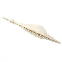 daiktų Elegantiška kalėdinė pakabinama dekoracija su popieriniais lašeliais, balti, 80 cm