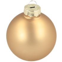 daiktų Kalėdinių žaisliukų trio aukso ir rožinės spalvos – elegantiškas 3 vnt. rinkinys su blizgesiu ir stiliumi, 5 cm, 24 vnt.