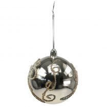 daiktų Kalėdinis kamuoliukas, plastikinės lemputės, auksinės, Ø8cm, 2vnt.