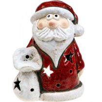 Kalėdų Senelio deko arbatinės žvakidės laikiklis Christmas H15cm