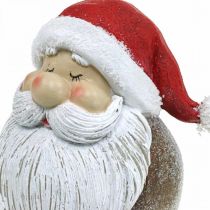 daiktų Kalėdų Senelio figūrėlė Kalėdų Senelis Raudona, Balta Poliresin 15cm