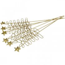 daiktų Kalėdų kamštis eglės žiedų kamštis metalinis 30cm 6 vnt