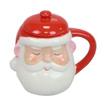 Kalėdinis puodelis Kalėdų Senelio puodelis Kalėdinis H10,5 cm