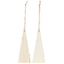 daiktų Mediniai nykštukų dekoratyviniai pakabukai šventinėms kalėdinėms dekoracijoms