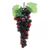 daiktų Deco vynuogių juodųjų dirbtinių vaisių vitrinos puošmena 22cm