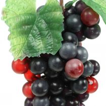 daiktų Deco vynuogių juodųjų dirbtinių vaisių vitrinos puošmena 22cm