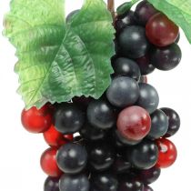 Deco vynuogių juodųjų dirbtinių vaisių vitrinos puošmena 22cm