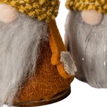 daiktų Nykštukų figūrėlių rinkinys su megzta kepure ir gile, 10 cm, 6 dalys