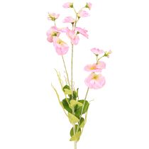 daiktų Saldūs žirneliai dirbtinės gėlės rausvos ant ilgo stiebo 74cm 2vnt