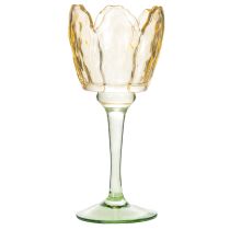 daiktų Tulpės formos žvakučių laikiklis, gėlių motyvas, romantiška ir elegantiška aplinka, 20 cm