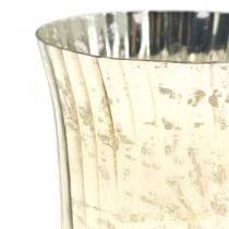 daiktų Žibinto stiklo arbatos žvakidės laikiklis arbatinės lempos stiklas Ø11cm H14,5cm
