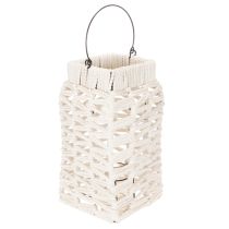 daiktų Pakabinamas žibintas, vasarinė dekoracija, makramė, aukštis 35,5 cm, plotis 19 cm
